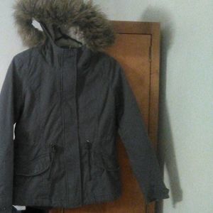 Sebby fur hood jacket